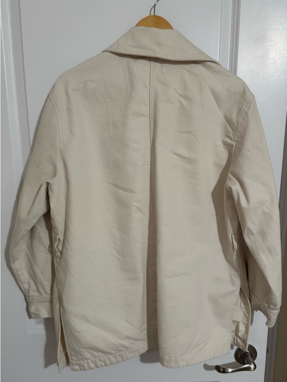 H&M Cream Button-Up Jacket - Picture 3 of 4